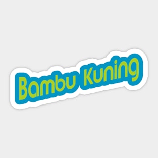 Bambu Kuning Market Sticker